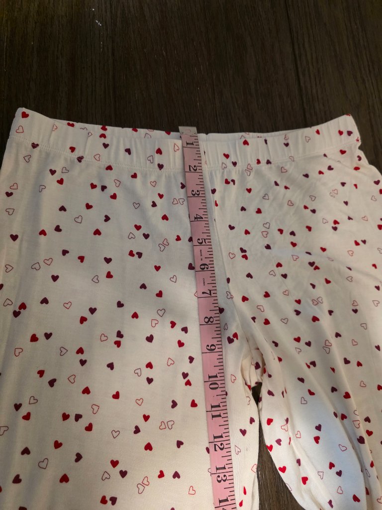Tranquility Heart Pajama Set Small Long Sleeve Sleepwear Pants As-Is — image 8 of 8